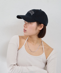GANNI（ガニー）の「GANNI / ガニー Washed Cotton Canvas Cap  Emb（キャップ）」