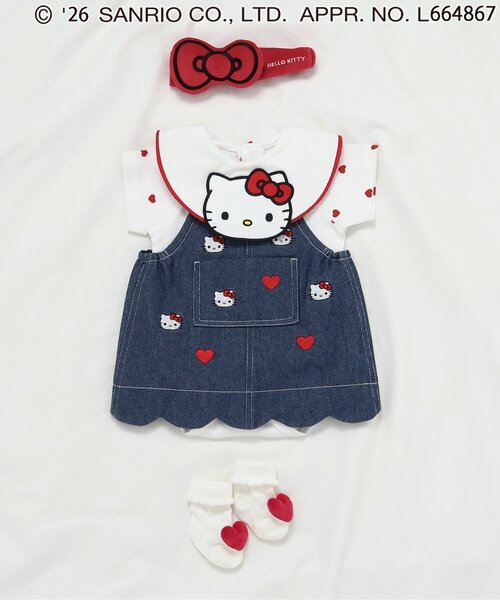 sanrio(サンリオ)の「サンリオキャラクターズ刺繍ベビージャンスカ(その他ベビーウェア・キッズ・ネイビー・80/70)」の2枚目の写真