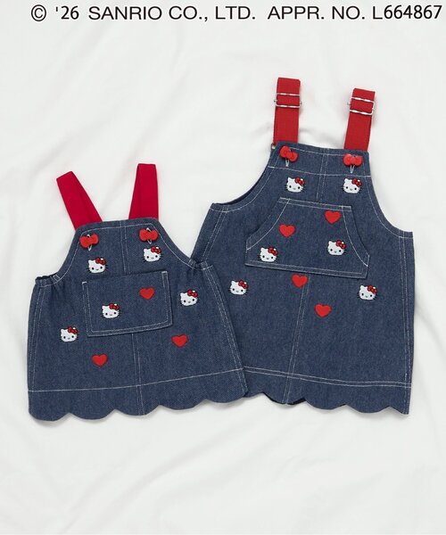 sanrio(サンリオ)の「サンリオキャラクターズ刺繍ベビージャンスカ(その他ベビーウェア・キッズ・ネイビー・80/70)」の3枚目の写真