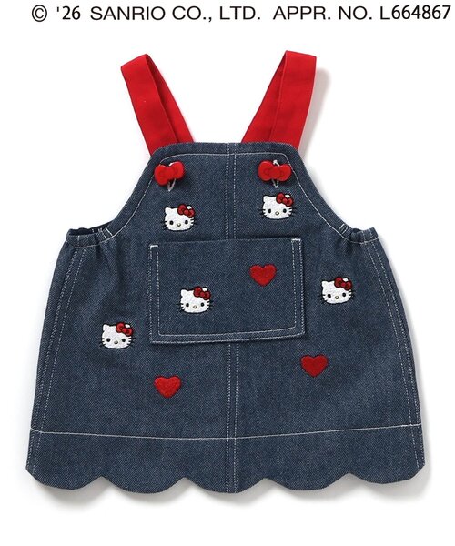 sanrio(サンリオ)の「サンリオキャラクターズ刺繍ベビージャンスカ(その他ベビーウェア・キッズ・ネイビー・80/70)」の4枚目の写真