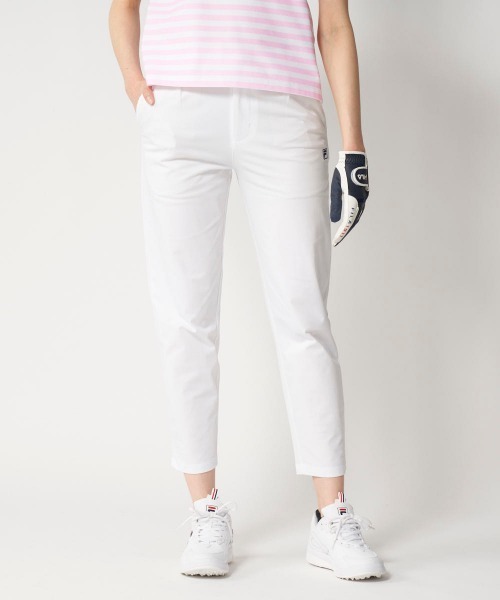 FILA GOLF(フィラゴルフ )の「【FILA GOLF:フィラゴルフ】レディース8WAYストレッチロングパンツ ゴルフ(その他パンツ・レディース・ホワイト/ネイビー/グレー・SMALL/MEDIUM/LARGE/X-LARGE/XX-LARGE)」の2枚目の写真