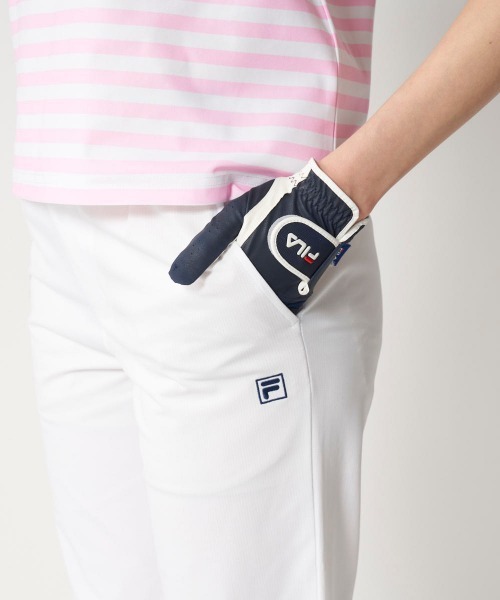 FILA GOLF(フィラゴルフ )の「【FILA GOLF:フィラゴルフ】レディース8WAYストレッチロングパンツ ゴルフ(その他パンツ・レディース・ホワイト/ネイビー/グレー・SMALL/MEDIUM/LARGE/X-LARGE/XX-LARGE)」の7枚目の写真