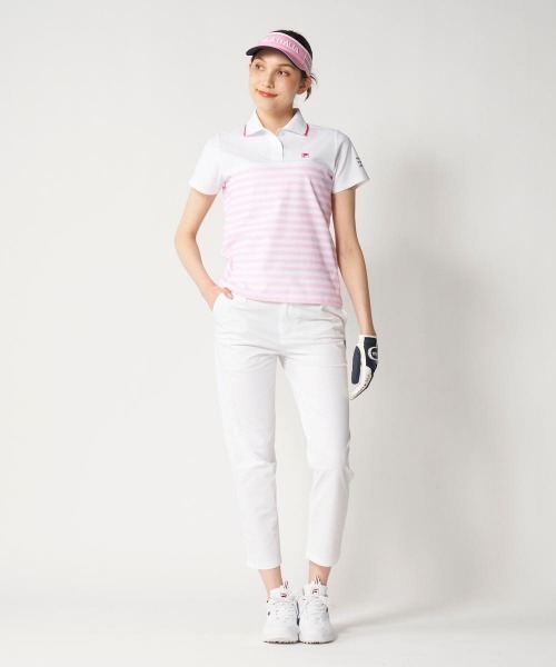 FILA GOLF(フィラゴルフ )の「【FILA GOLF:フィラゴルフ】レディース8WAYストレッチロングパンツ ゴルフ(その他パンツ・レディース・ホワイト/ネイビー/グレー・SMALL/MEDIUM/LARGE/X-LARGE/XX-LARGE)」の13枚目の写真