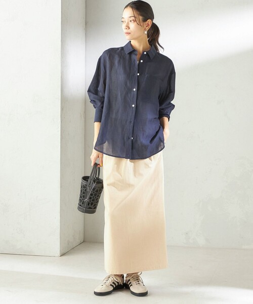Champion(チャンピオン)の「【一部WEB限定/ SHIPS別注】Champion: タイト スカート(スカート・レディース・ネイビー/ダークグレー/ベージュ系/ブラウン・ONE SIZE)」の13枚目の写真