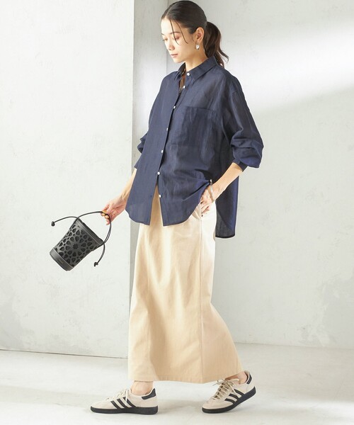 Champion(チャンピオン)の「【一部WEB限定/ SHIPS別注】Champion: タイト スカート(スカート・レディース・ネイビー/ダークグレー/ベージュ系/ブラウン・ONE SIZE)」の14枚目の写真