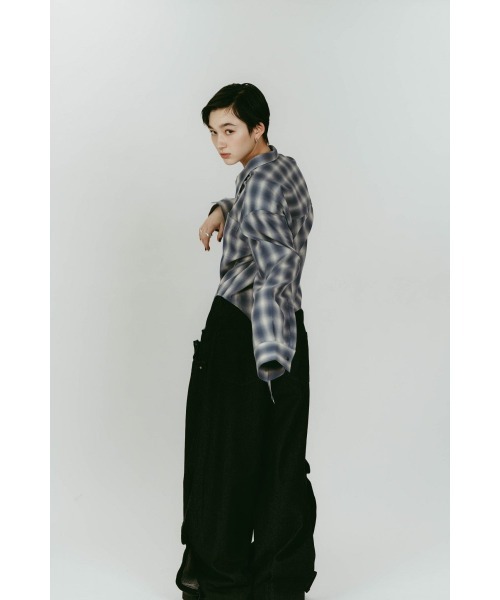 Knuth Marf(クヌースマーフ)の「design overshirt(シャツ/ブラウス・レディース・グリーン/ブルー/ホワイト・FREE)」の21枚目の写真