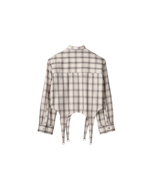 Knuth Marf(クヌースマーフ)の「design overshirt(シャツ/ブラウス・レディース・グリーン/ブルー/ホワイト・FREE)」の16枚目の写真