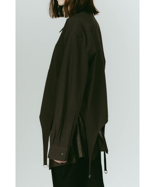 Knuth Marf(クヌースマーフ)の「design overshirt(シャツ/ブラウス・レディース・グリーン/ブルー/ホワイト・FREE)」の5枚目の写真