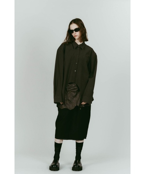 Knuth Marf(クヌースマーフ)の「design overshirt(シャツ/ブラウス・レディース・グリーン/ブルー/ホワイト・FREE)」の8枚目の写真