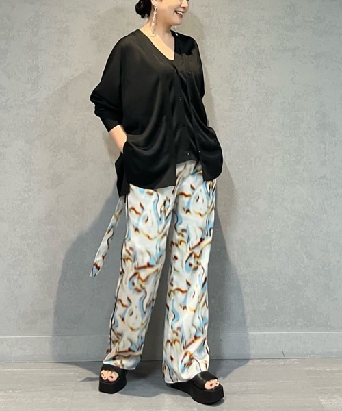 ADORE(アドーア)の「◆ユーフォリアプリントパンツ(その他パンツ・レディース・グレー・38)」の13枚目の写真