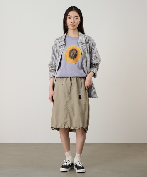 Gramicci(グラミチ)の「NYLON PACKABLE MIDI SKIRT|ナイロンパッカブルミディスカート(スカート・メンズ・ベージュ系その他/ブラック/オリーブ/ネイビー系・L/M/S)」の10枚目の写真