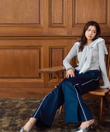 a mie（アミー）の「<新津のんさんコラボ><a>トラックパンツ   1216139304（その他パンツ）」