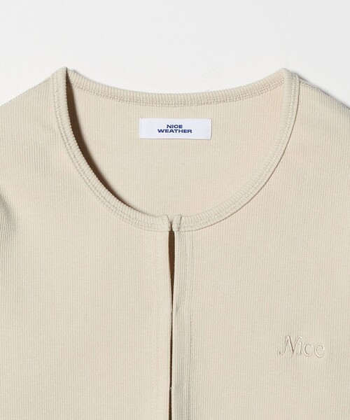 NICE WEATHER(ナイスウェザー)の「<NICE WEATHER>ボレロ カーディガン(カーディガン/ボレロ・レディース・ブラック/ベージュ/ホワイト・FREE)」の15枚目の写真