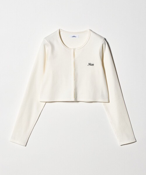 NICE WEATHER(ナイスウェザー)の「<NICE WEATHER>ボレロ カーディガン(カーディガン/ボレロ・レディース・ブラック/ベージュ/ホワイト・FREE)」の21枚目の写真