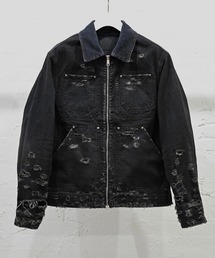 Rafu（ラフ）の「【MIYAGIHIDETAKA】Distressed Work Jacket（ブルゾン）」