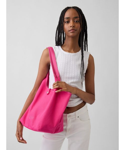 GAP（ギャップ）の「キャンバス スラウチー トートバッグ（トートバッグ・レディース・ブルー/グリーン/ピンク・ONE SIZE）」の10枚目の写真