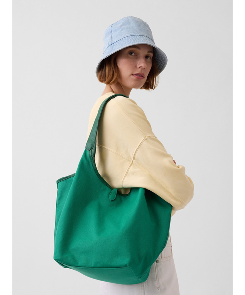 GAP（ギャップ）の「キャンバス スラウチー トートバッグ（トートバッグ・レディース・ブルー/グリーン/ピンク・ONE SIZE）」の9枚目の写真