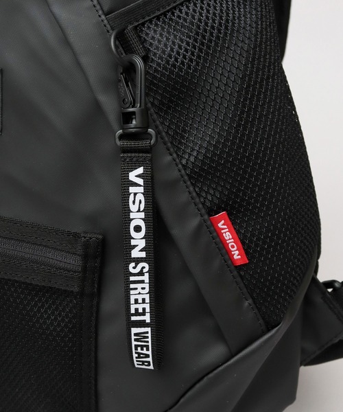 VISION STREET WEAR(ヴィジョンストリートウェア)の「大容量 ポリウレタンコーティング 600Dポリエステル 2層式 スリングバッグ ワンショルダーバッグ(ボディバッグ/ウエストポーチ・メンズ・ブラック・FREE)」の5枚目の写真