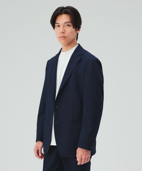 BEAMS HEART(ビームスハート)の「フィールドセンサー ジャケット(セットアップ対応・吸水速乾・抗菌防臭)(テーラードジャケット・メンズ・ネイビー/チャコールグレー・SMALL/MEDIUM/LARGE/X-LARGE)」の11枚目の写真