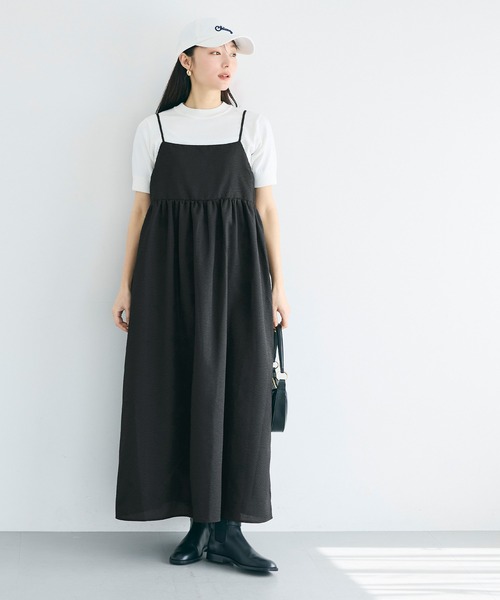 coca(coca)(コカ)の「\速乾/ サッカーキャミワンピース(ワンピース・レディース・A/ブラック・L/M)」の4枚目の写真