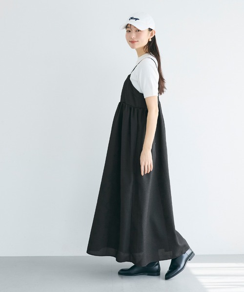 coca(coca)(コカ)の「\速乾/ サッカーキャミワンピース(ワンピース・レディース・A/ブラック・L/M)」の5枚目の写真