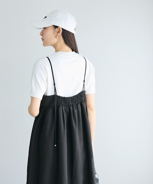 coca(coca)(コカ)の「\速乾/ サッカーキャミワンピース(ワンピース・レディース・A/ブラック・L/M)」の6枚目の写真