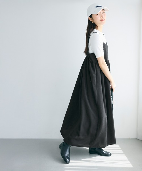 coca(coca)(コカ)の「\速乾/ サッカーキャミワンピース(ワンピース・レディース・A/ブラック・L/M)」の8枚目の写真