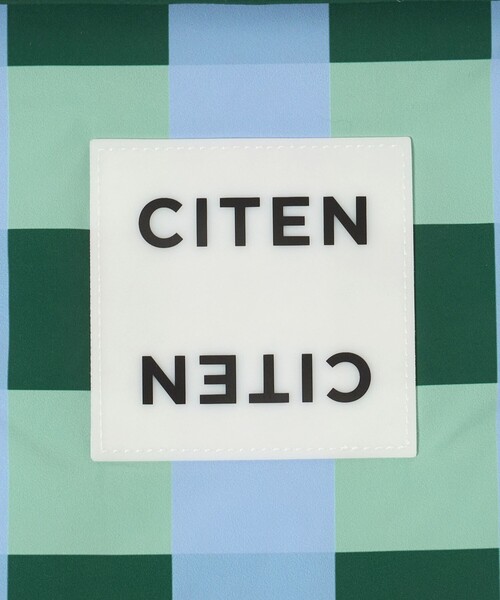 CITEN(シテン)の「<CITEN> パデッドチェックPCケースMサイズ(PC・タブレットケース・レディース・ケリーグリーン/オレンジ・FREE)」の11枚目の写真