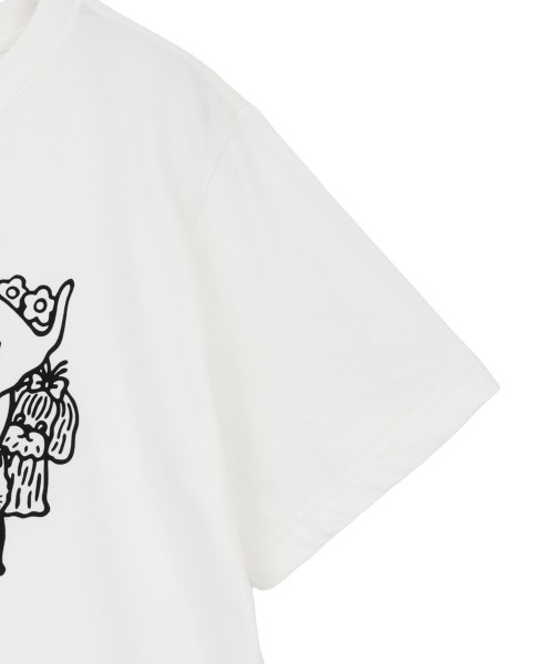 Candy Stripper（キャンディストリッパー）の「YOUR FRIENDS Tシャツ（Tシャツ/カットソー・レディース・オフホワイト/ピンク/チャコール・M/L/XL）」の6枚目の写真