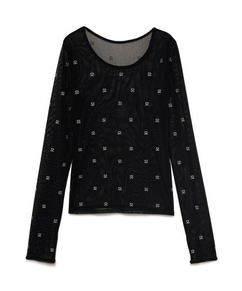 SORIN(ソリン )の「S Motif Sheer Top/Sモチーフ シアートップ(Tシャツ/カットソー・レディース・ブラック/サックスブルー/オフホワイト・38)」の18枚目の写真