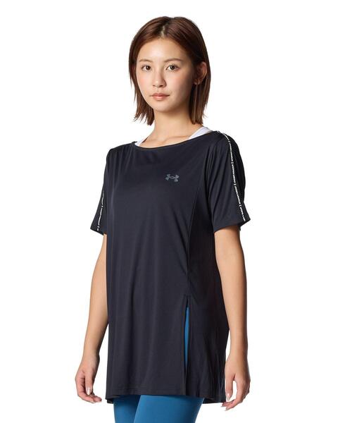 UNDER ARMOUR(アンダーアーマー)の「UAUVプロテクション Tシャツ(トレーニング/レディース)(Tシャツ/カットソー・レディース・ブラック・S/L/M/XL)」の1枚目の写真