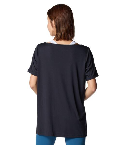 UNDER ARMOUR(アンダーアーマー)の「UAUVプロテクション Tシャツ(トレーニング/レディース)(Tシャツ/カットソー・レディース・ブラック・S/L/M/XL)」の2枚目の写真