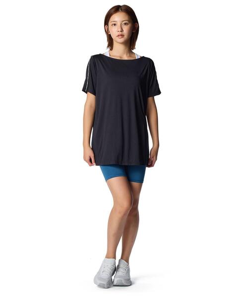UNDER ARMOUR(アンダーアーマー)の「UAUVプロテクション Tシャツ(トレーニング/レディース)(Tシャツ/カットソー・レディース・ブラック・S/L/M/XL)」の3枚目の写真