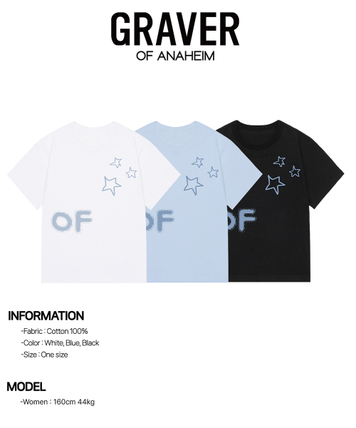 GRAVER（グレーバー）の「[ウーマン]スリム半袖Tシャツ_3カラー（Tシャツ/カットソー・レディース・ホワイト/スカイブルー/ブラック・ONE SIZE）」の4枚目の写真