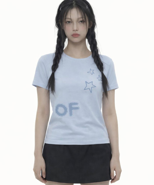 GRAVER（グレーバー）の「[ウーマン]スリム半袖Tシャツ_3カラー（Tシャツ/カットソー・レディース・ホワイト/スカイブルー/ブラック・ONE SIZE）」の13枚目の写真