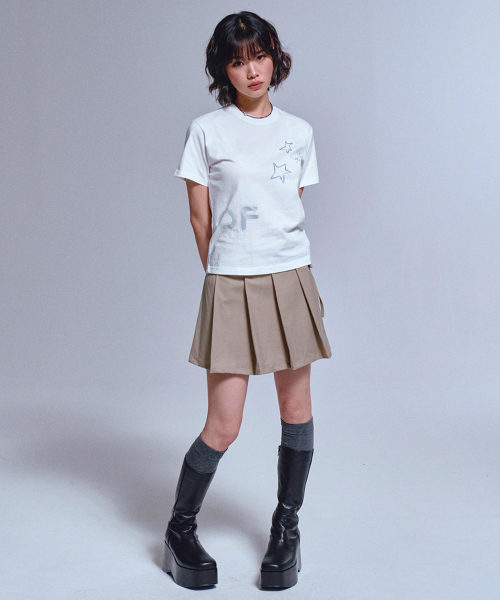 GRAVER（グレーバー）の「[ウーマン]スリム半袖Tシャツ_3カラー（Tシャツ/カットソー・レディース・ホワイト/スカイブルー/ブラック・ONE SIZE）」の14枚目の写真