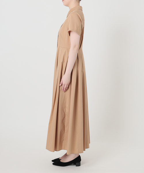 La TOTALITE(ラトータリテ)の「【洗える】タックシャツワンピース(ワンピース・レディース・キャメル/ネイビー・36/38)」の15枚目の写真