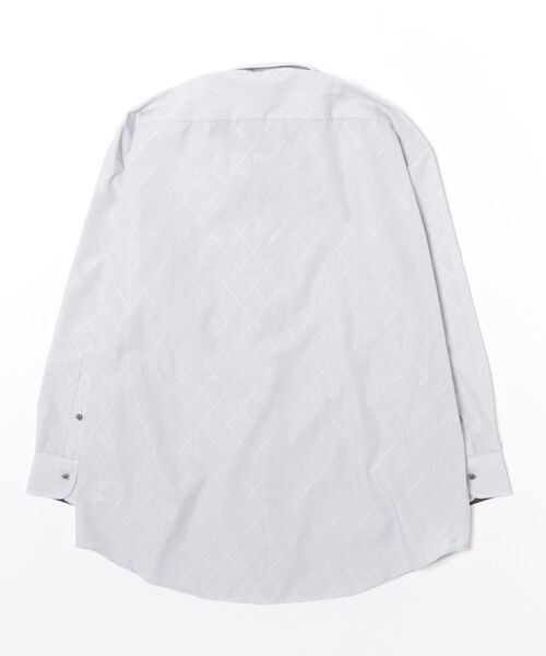TOKYO SHIRTS(トウキョウシャツ)の「形態安定ノンアイロン ボタンダウン 長袖ビジネスワイシャツ(大きいサイズ・長いサイズ)(ビジネスシャツ・メンズ・グレー・首回り39cm-裄丈88cm/首回り41cm-裄丈90cm/首回り42cm-裄丈90cm/首回り43cm-裄丈90cm/首回り45cm-裄丈82cm/首回り45cm-裄丈86cm/首回り45cm-裄丈90cm/首回り47cm-裄丈86cm/首回り47cm-裄丈90cm)」の7枚目の写真