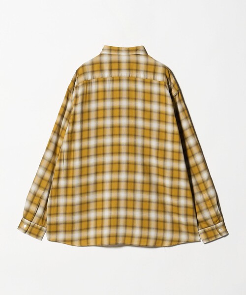 UNITED ARROWS & SONS（ユナイテッドアローズアンドサンズ）の「＜UNITED ARROWS & SONS＞ OMBRE CHECK REG SHIRT/シャツ（シャツ/ブラウス・メンズ・ブラック/マスタード・S/XL/M/L）」の11枚目の写真