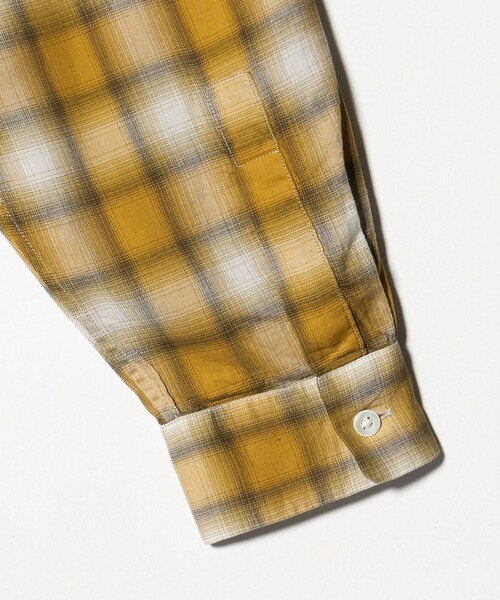 UNITED ARROWS & SONS（ユナイテッドアローズアンドサンズ）の「＜UNITED ARROWS & SONS＞ OMBRE CHECK REG SHIRT/シャツ（シャツ/ブラウス・メンズ・ブラック/マスタード・S/XL/M/L）」の13枚目の写真