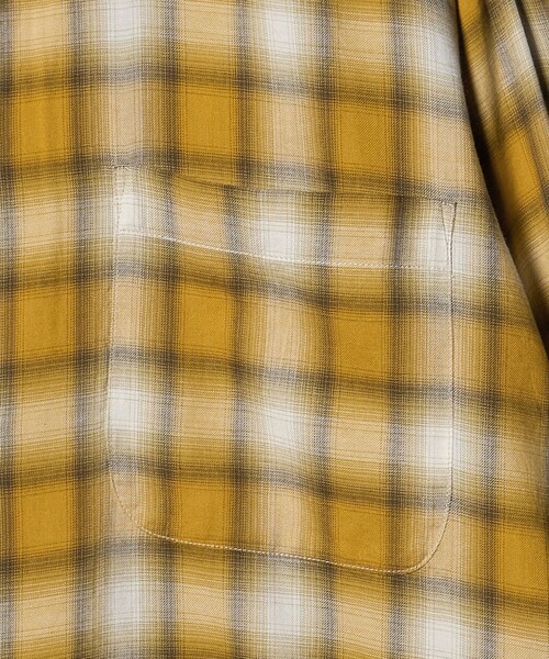 UNITED ARROWS & SONS（ユナイテッドアローズアンドサンズ）の「＜UNITED ARROWS & SONS＞ OMBRE CHECK REG SHIRT/シャツ（シャツ/ブラウス・メンズ・ブラック/マスタード・S/XL/M/L）」の14枚目の写真