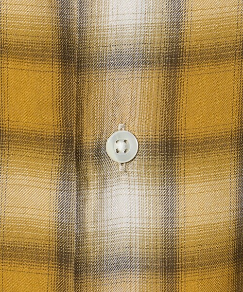 UNITED ARROWS & SONS（ユナイテッドアローズアンドサンズ）の「＜UNITED ARROWS & SONS＞ OMBRE CHECK REG SHIRT/シャツ（シャツ/ブラウス・メンズ・ブラック/マスタード・S/XL/M/L）」の15枚目の写真