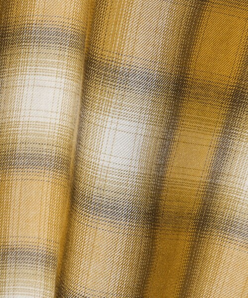 UNITED ARROWS & SONS（ユナイテッドアローズアンドサンズ）の「＜UNITED ARROWS & SONS＞ OMBRE CHECK REG SHIRT/シャツ（シャツ/ブラウス・メンズ・ブラック/マスタード・S/XL/M/L）」の16枚目の写真