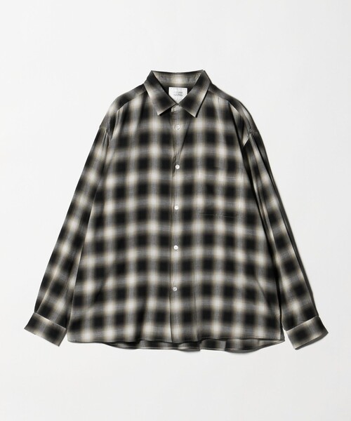 UNITED ARROWS & SONS（ユナイテッドアローズアンドサンズ）の「＜UNITED ARROWS & SONS＞ OMBRE CHECK REG SHIRT/シャツ（シャツ/ブラウス・メンズ・ブラック/マスタード・S/XL/M/L）」の17枚目の写真