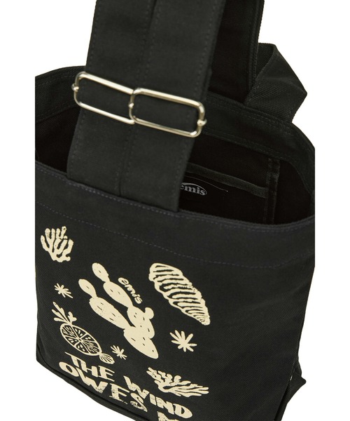 EMIS(イミス)の「COASTAL TWO WAY BAG(トートバッグ・レディース・アイボリー/ブラック/ブルー・FREE)」の7枚目の写真