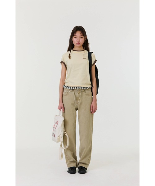 EMIS(イミス)の「COASTAL TWO WAY BAG(トートバッグ・レディース・アイボリー/ブラック/ブルー・FREE)」の19枚目の写真