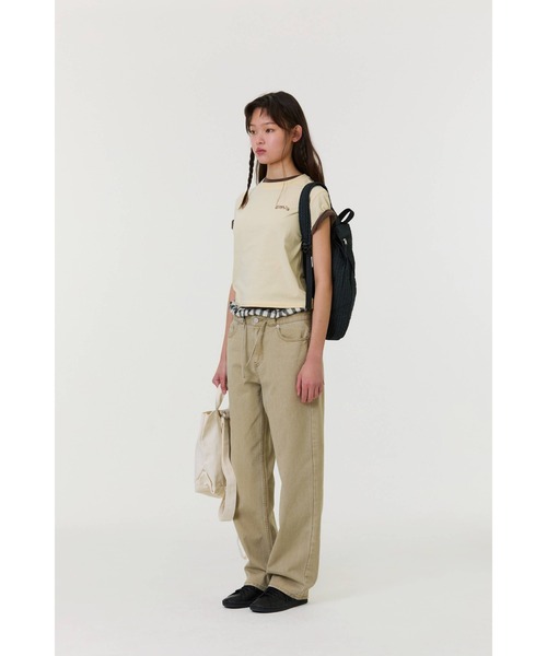 EMIS(イミス)の「COASTAL TWO WAY BAG(トートバッグ・レディース・アイボリー/ブラック/ブルー・FREE)」の20枚目の写真