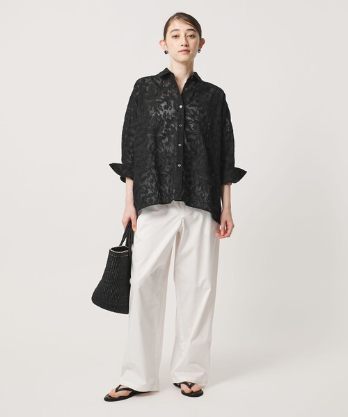 新品タグ付き♡エンブロイダリーシアーブラウス エンブロイダリー シアー シャツ（シャツ/ブラウス）｜UNITED ARROWS