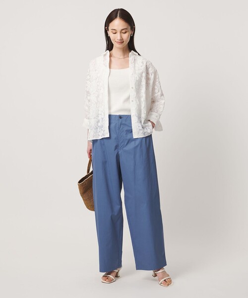 新品タグ付き♡エンブロイダリーシアーブラウス エンブロイダリー シアー シャツ（シャツ/ブラウス）｜UNITED ARROWS