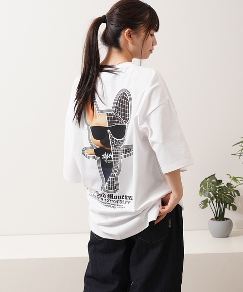1111clothing(ワンフォークロージング)の「【2ND ARCHIVE】サングラスドッグ オーバーサイズ リフレクター 半袖Tシャツ / ビッグシルエット / ユニセックス(Tシャツ/カットソー・メンズ・ダークグリーン/ブラック/ホワイト/ライトカーキ・FREE)」の22枚目の写真